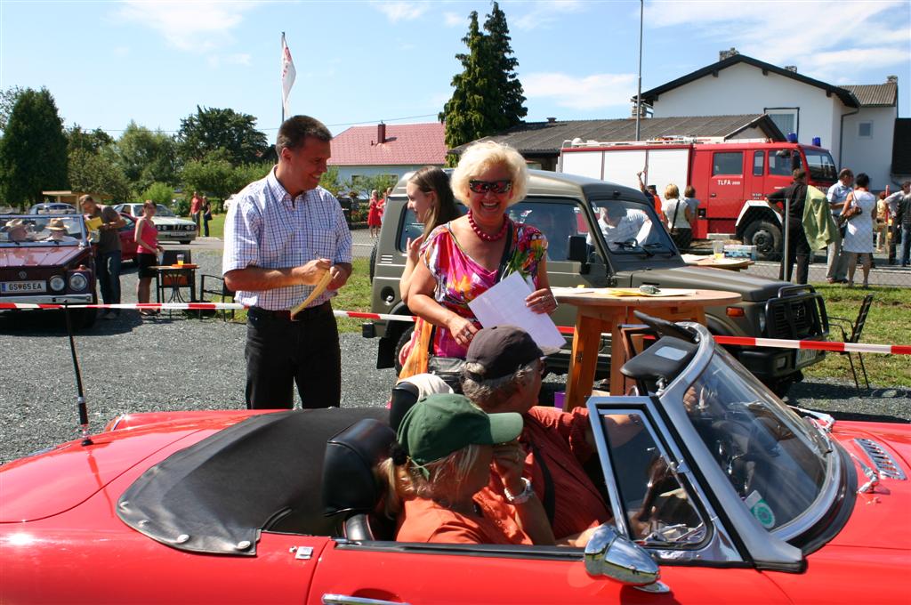 2010-08-08 Oldtimertreffen beim Clubkollegen Kranz